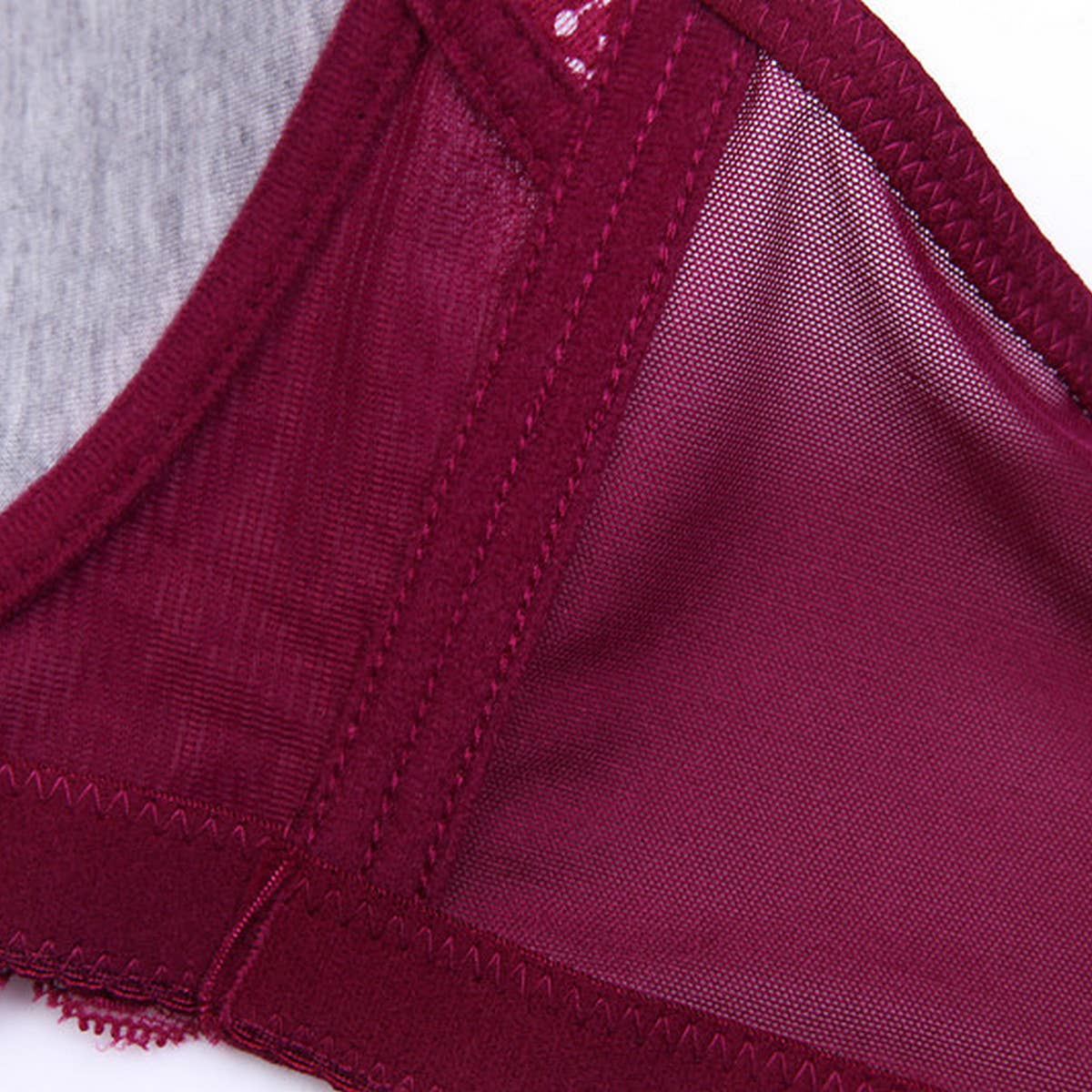 WOMEN ADJUSTABLE PLUS-SIZE LACE BRA