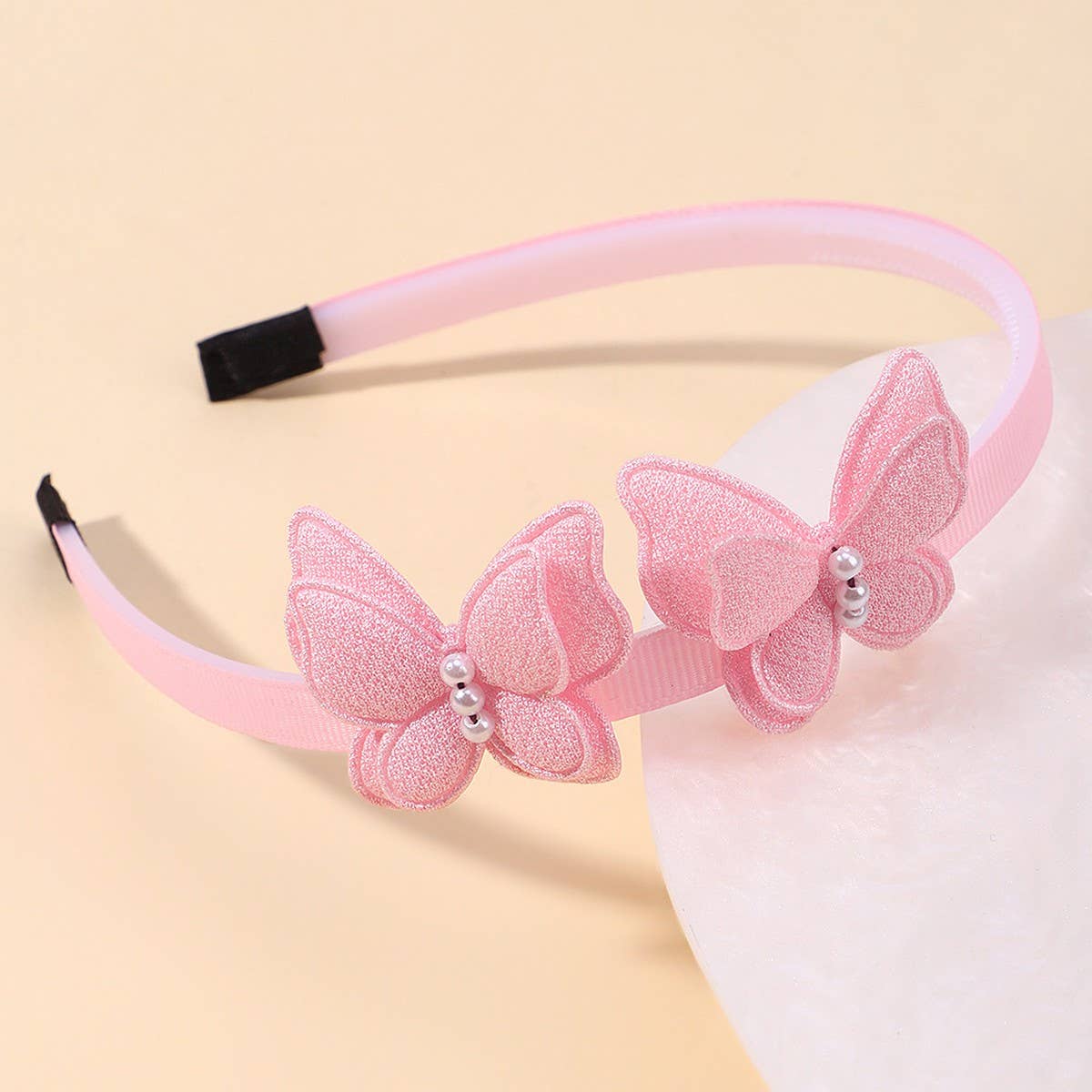 Double-Layer Butterfly Headband ? Candy Colors