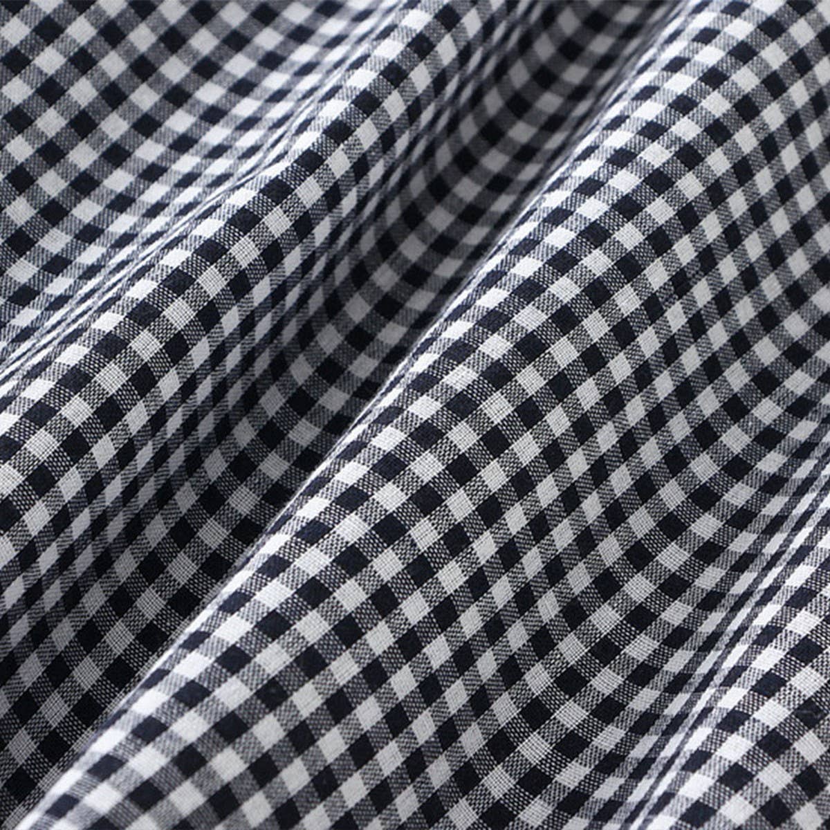 Plaid High-Waist A-Line Lantern Midi Skirt_CWBMS0364