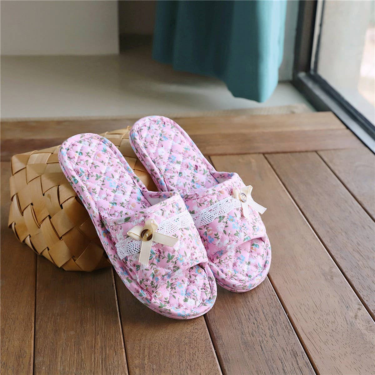 Linen Indoor Slippers for Home & Couple Wear