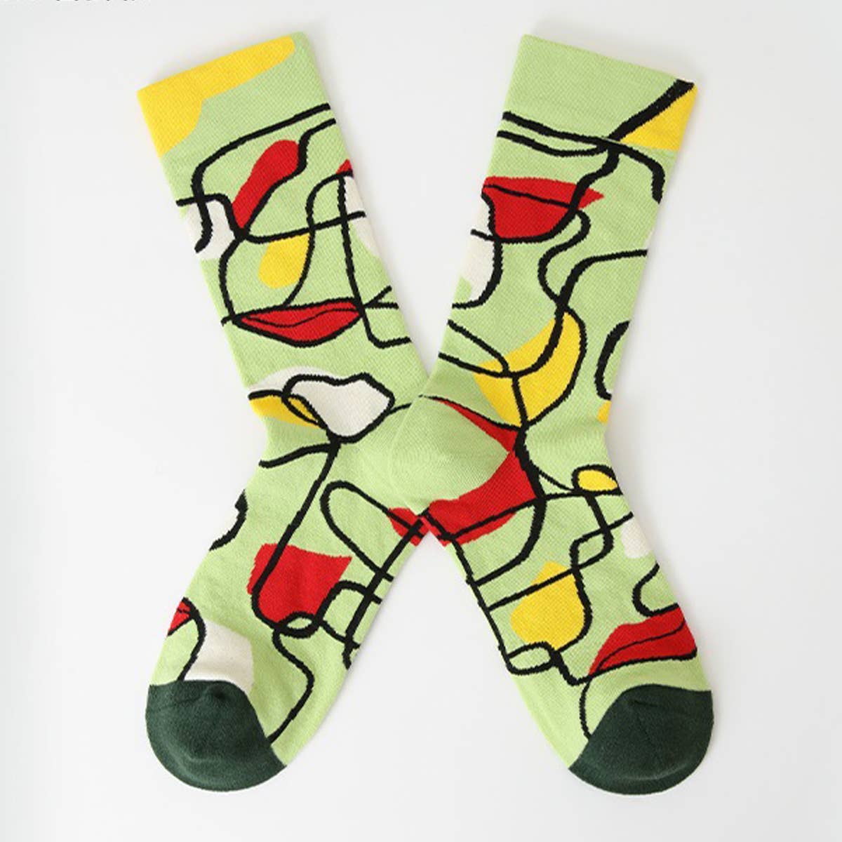 FRENCH FASHION COTTON SKI SOCKS