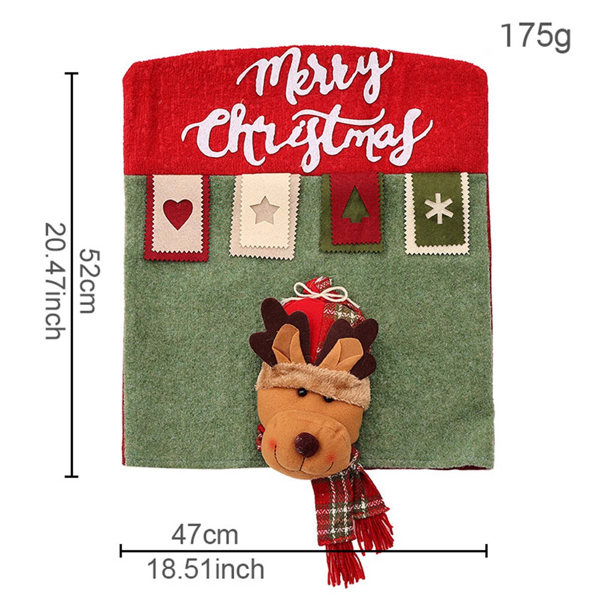 CWMM9418_CHRISTMAS CARTOON COLORFUL 3D DOLL CHAIR SET