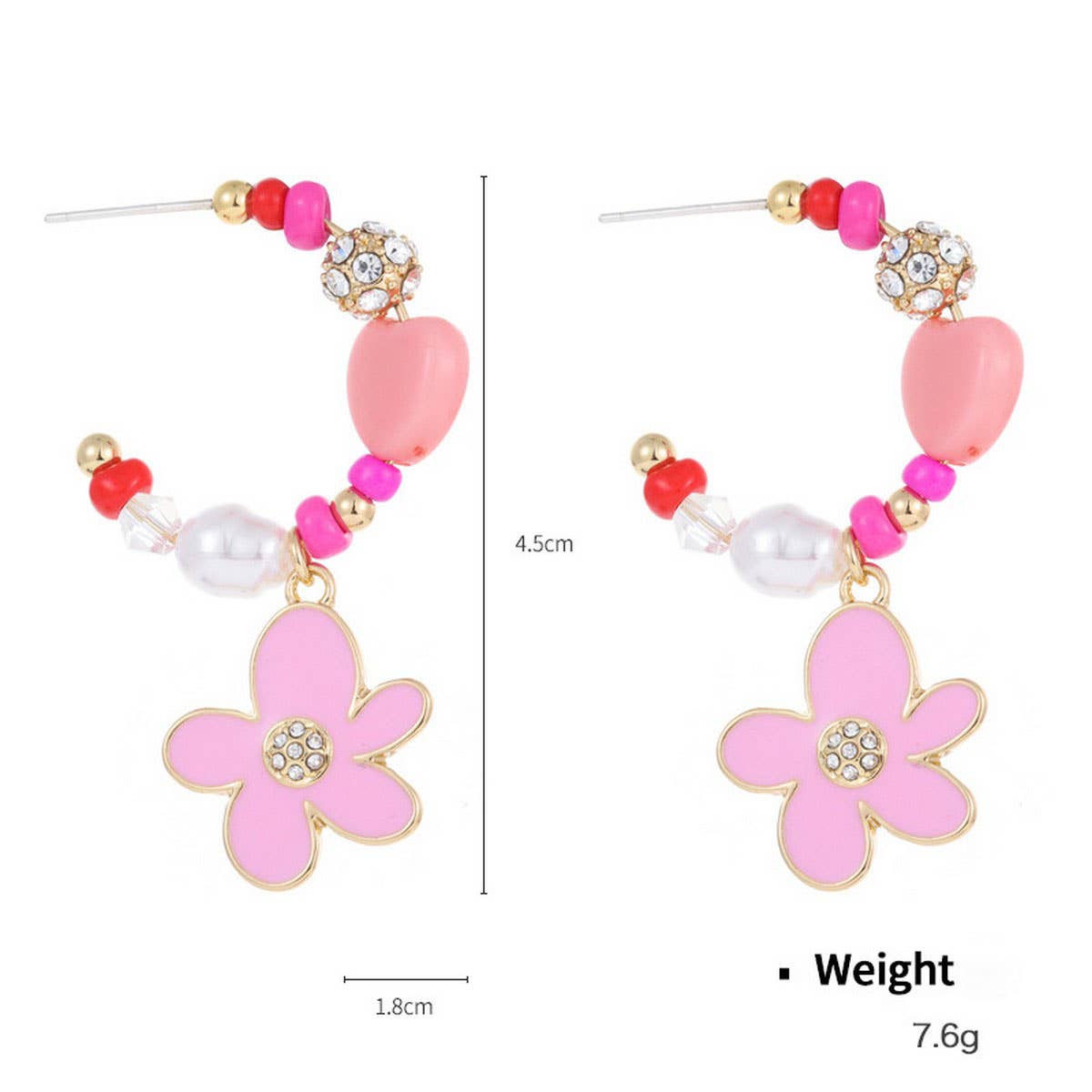 HEART-SHAPED ZIRCONIUM INLAID MULTI-ROW NECKLACE