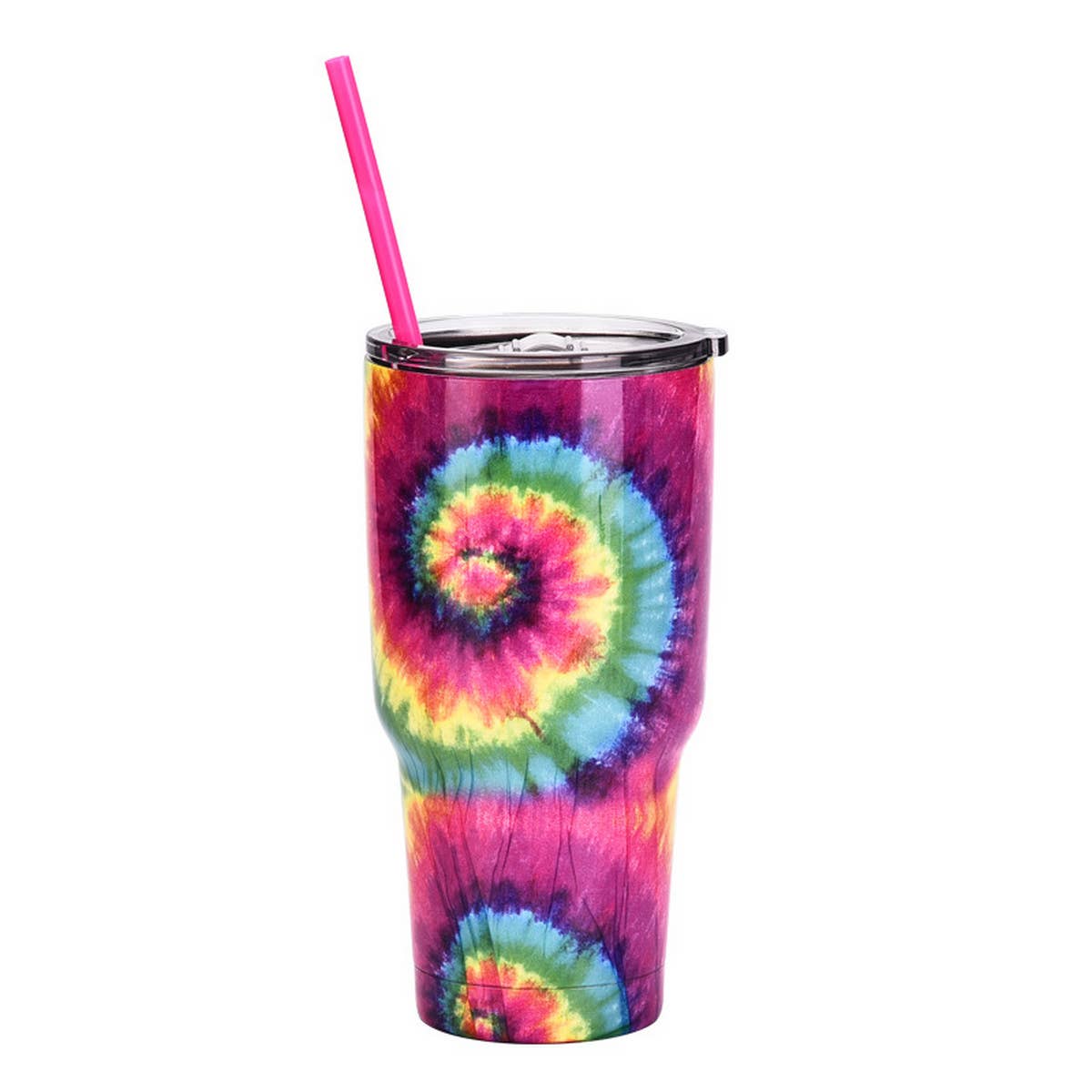 NEW TIE-DYE LARGE-CAPACITY THERMAL WATER CUP_CWMM0989