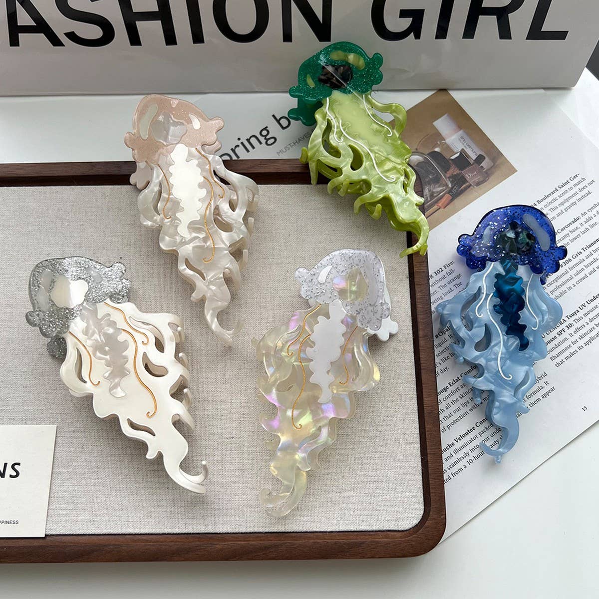 New Jellyfish Acetate Cartoon Hair Clip£ßCWAHA5716