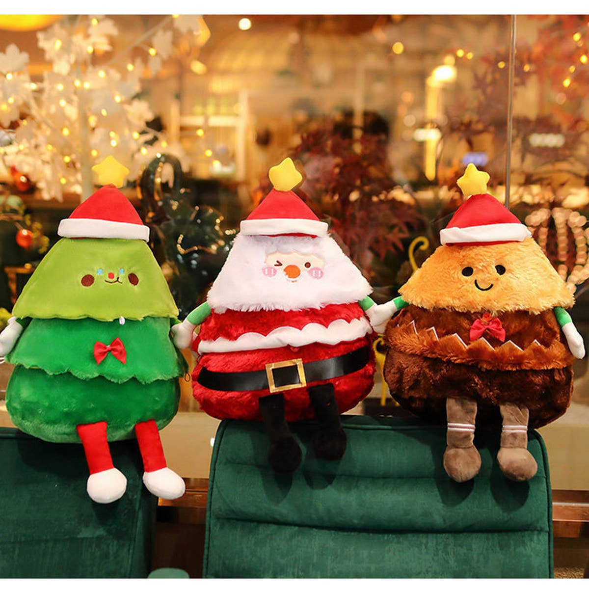 SANTA CLAUS GINGERBREAD PILLOW