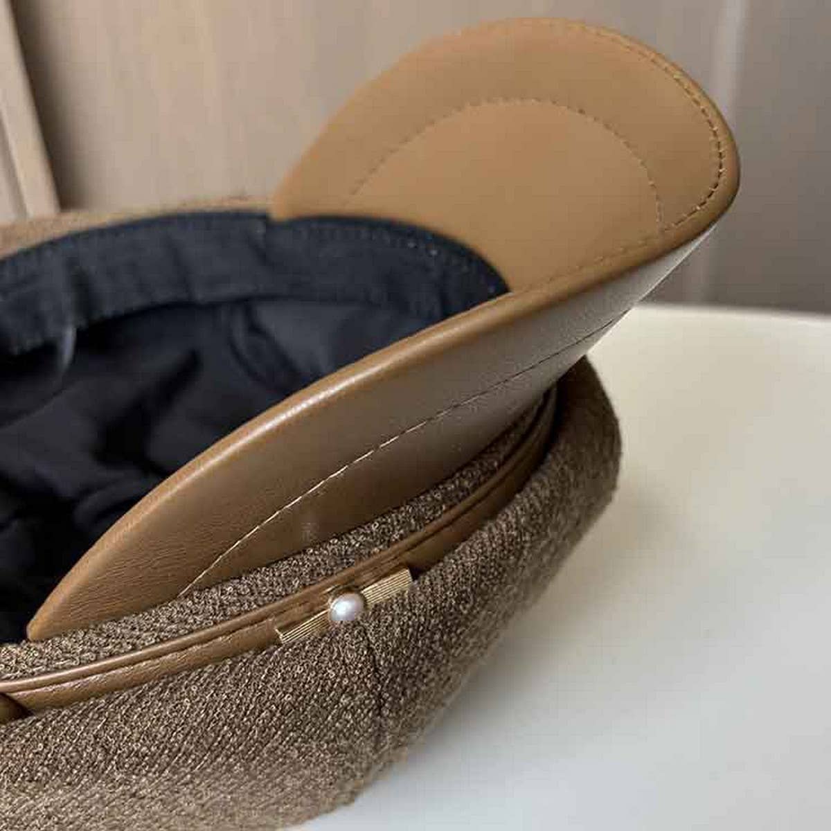 RETRO LITERARY OCTAGONAL HAT BERET_CWAB2909