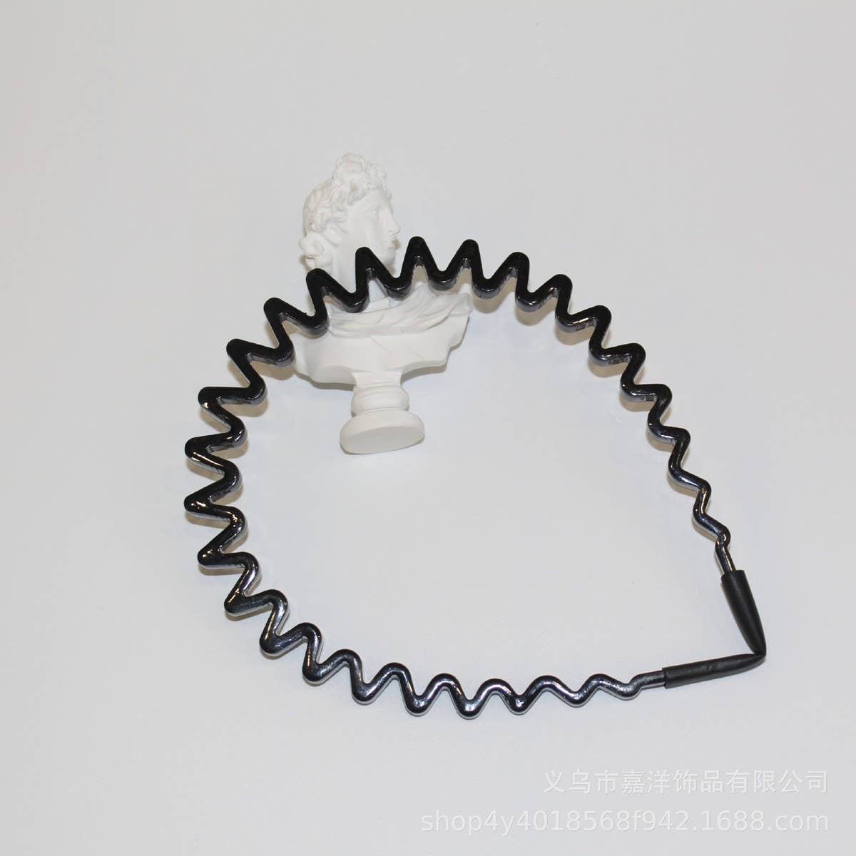 HIGH TOP WAVE LIGHT LUXURY HEADBAND