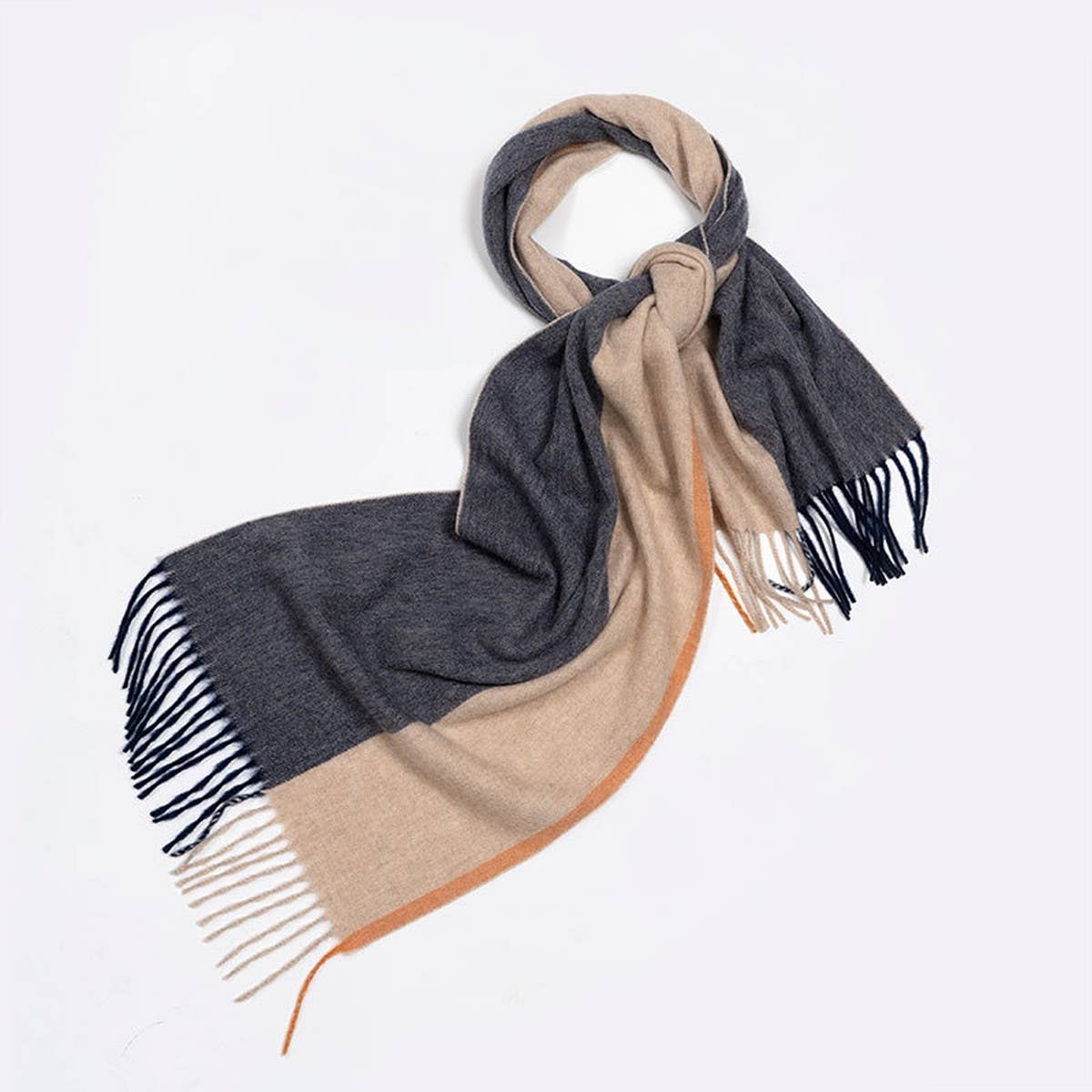 100% Wool Plaid Scarf ??Soft Reversible Wrap_CWASC2348