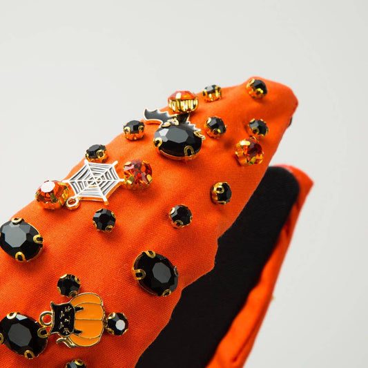 HALLOWEEN RHINESTONE BALL HEADBAND