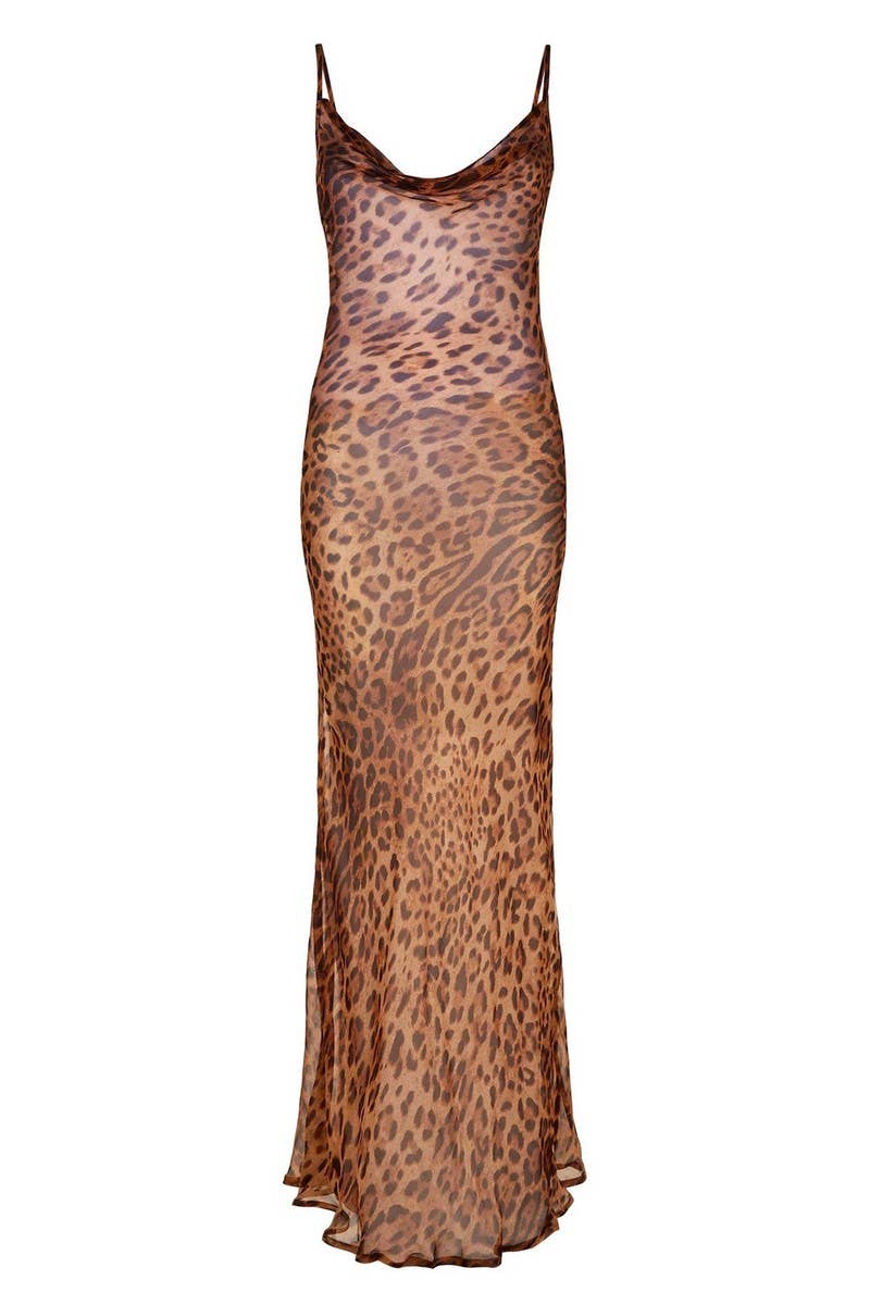 CWDMD5635_SEXY LEOPARD PRINT BACKLESS BODYCON MAXI DRESS