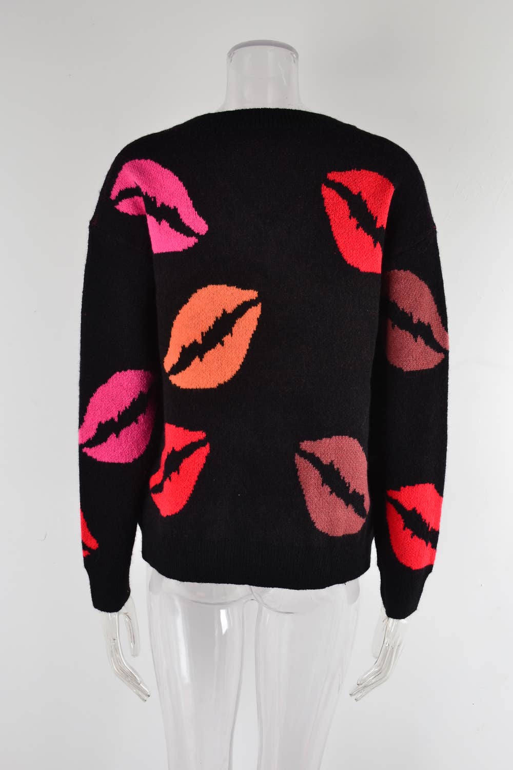 VALENTINE'S DAY SWEATER V-NECK KNIT JUMPER