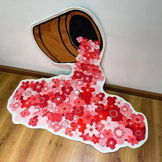 Rainbow Paint Bucket Tapestry Rug_CWMM7383