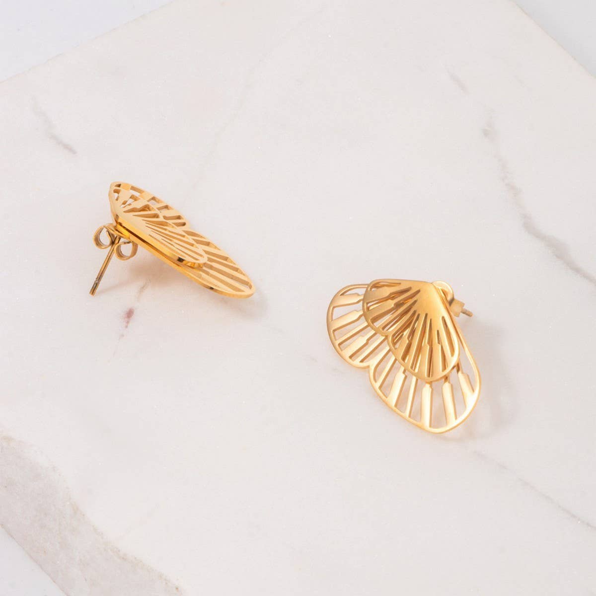 UNIQUE AND CREATIVE BUTTERFLY GOLD-PLATED EARRINGS