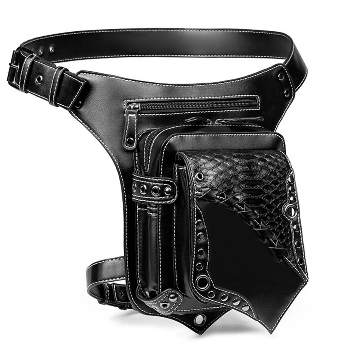 RETRO GOTHIC STEAMPUNK LEG BAG POCKET_CWAB0645