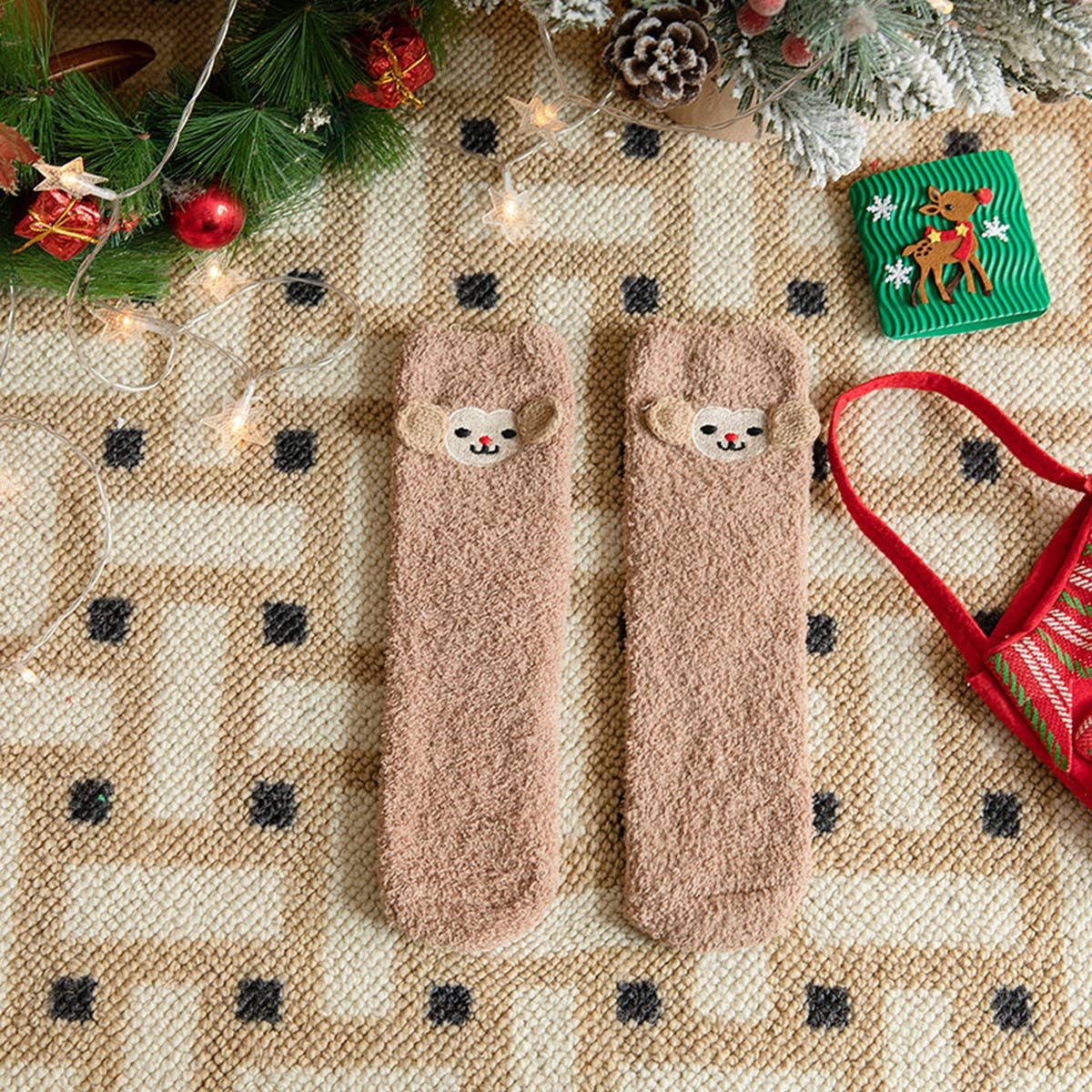 CWMS02732_KIDS FAMILY CHRISTMAS CREW SOCKS WINTER GIFT