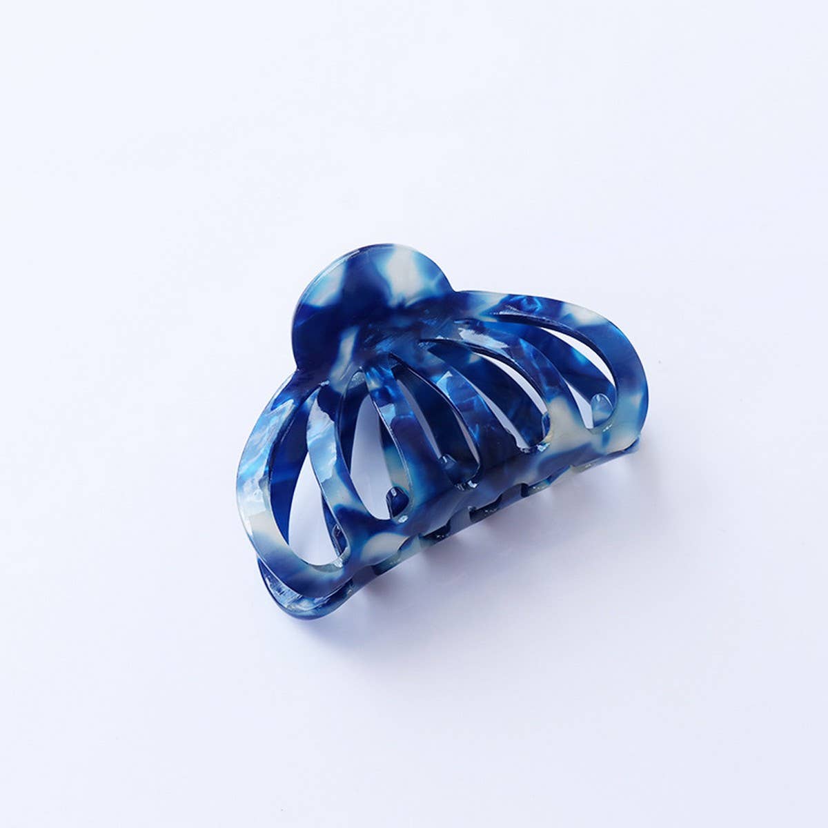 Pumpkin Hair Claw, 8.8cm Large Retro French Clip_CWAHA2610