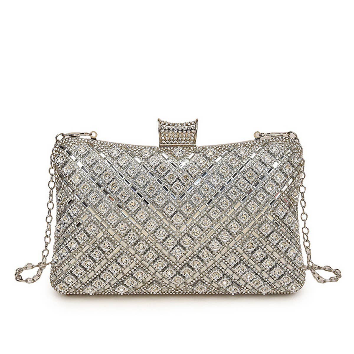 DIAMOND CLUTCH SMALL BAG CELEBRITY EVENING PARTY_CWAB3245