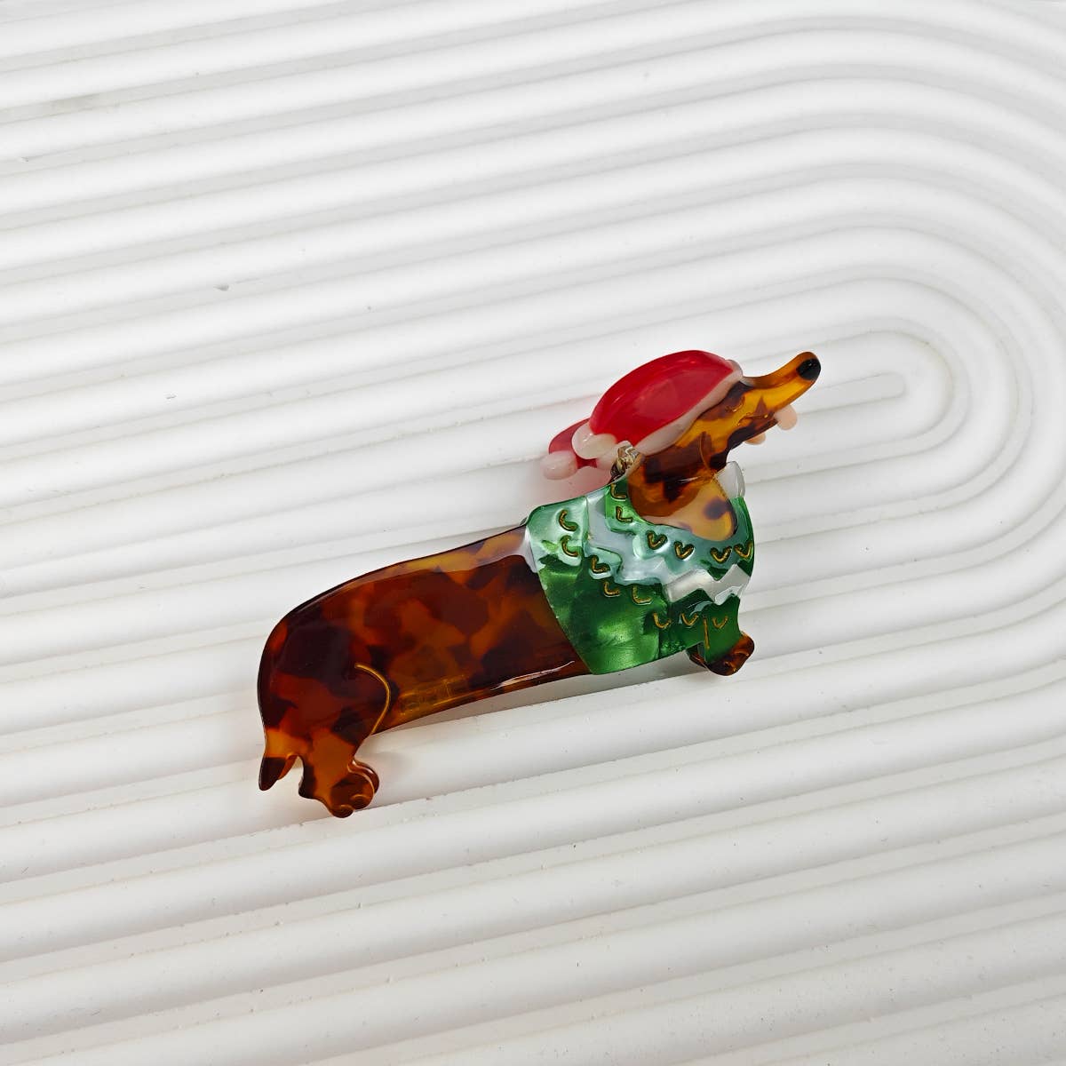 Cartoon Corgi Hair Claw Clip, Acetate Material_CWAHA6433
