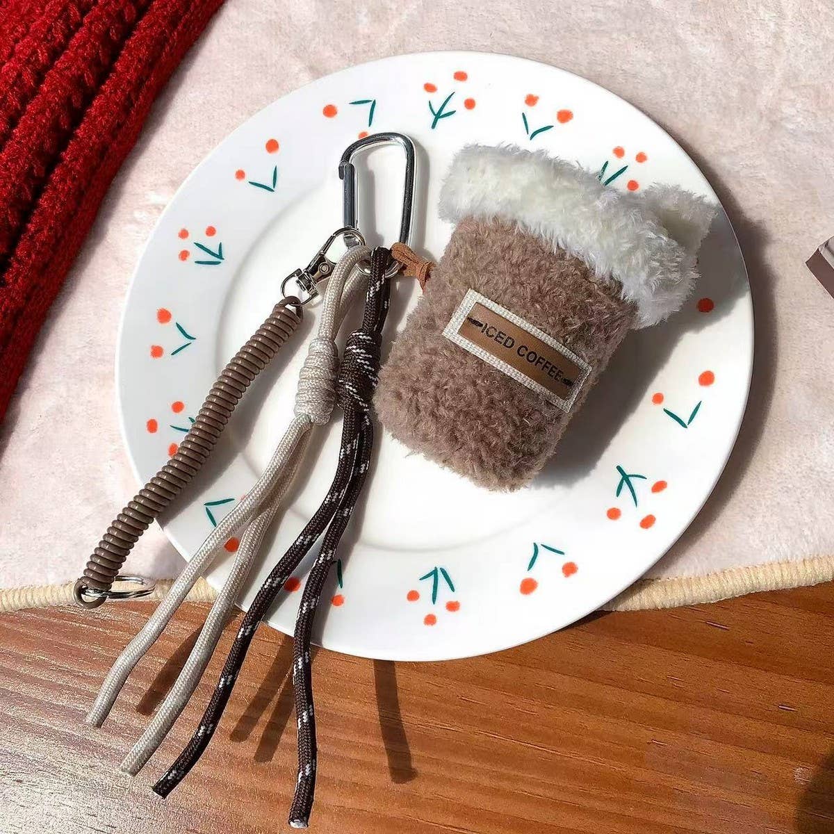 CWMM10407_CUTE CAKE KEYCHAIN CARTOON BACKPACK CHARM PENDANT