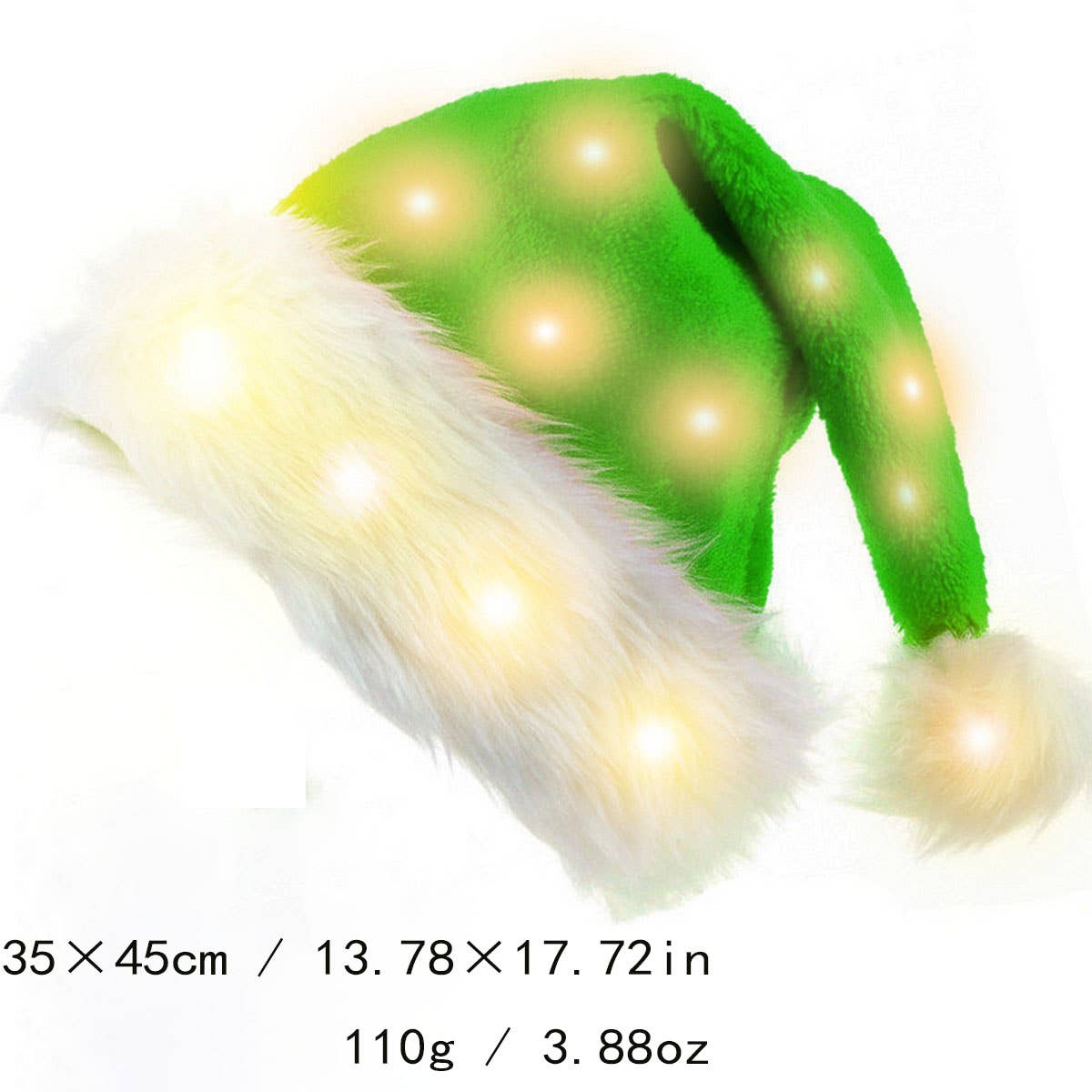 CWAH04584_RED SANTA HAT WITH GOLD STARS FOR CHRISTMAS PARTY