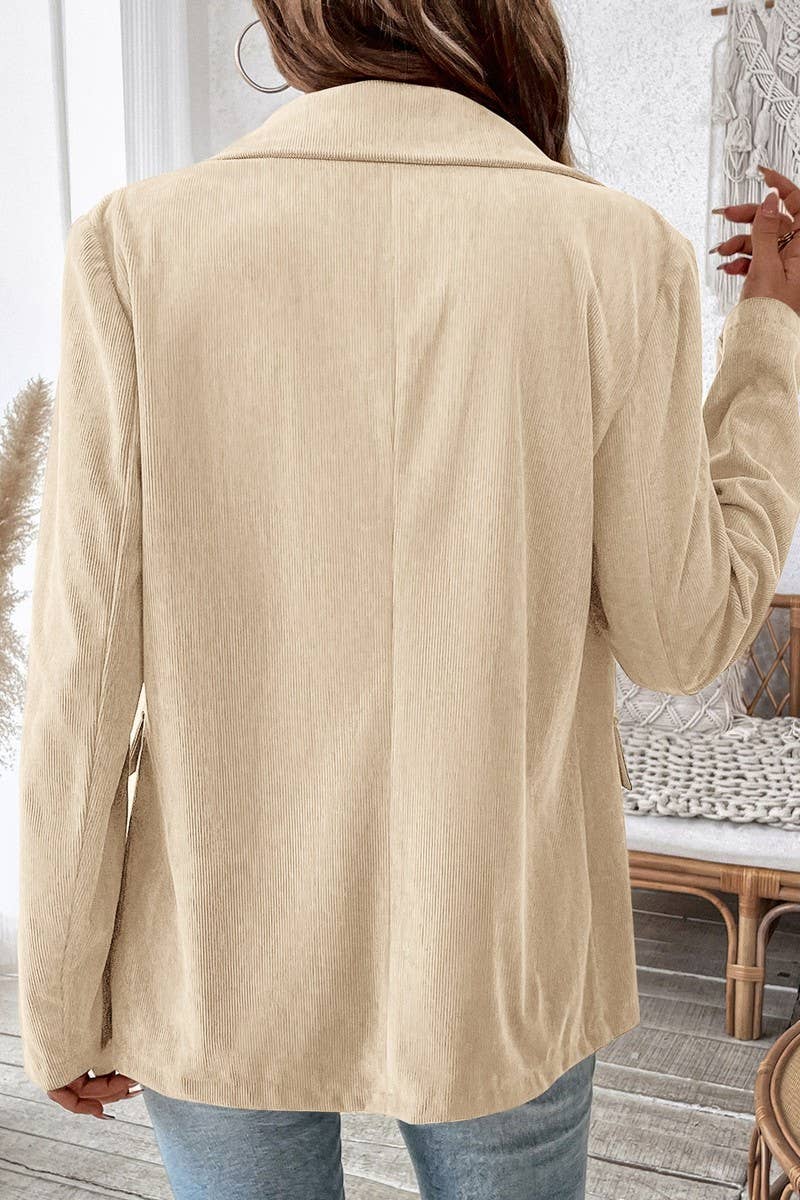 CWOCO00164_SOLID CORDUROY CASUAL BLAZER JACKET