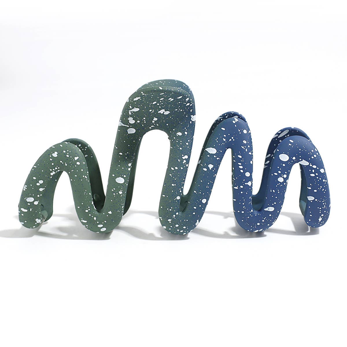 Fashion Gradient Ink-Wave Hair Claw Commuter Clip_CWAHA2205