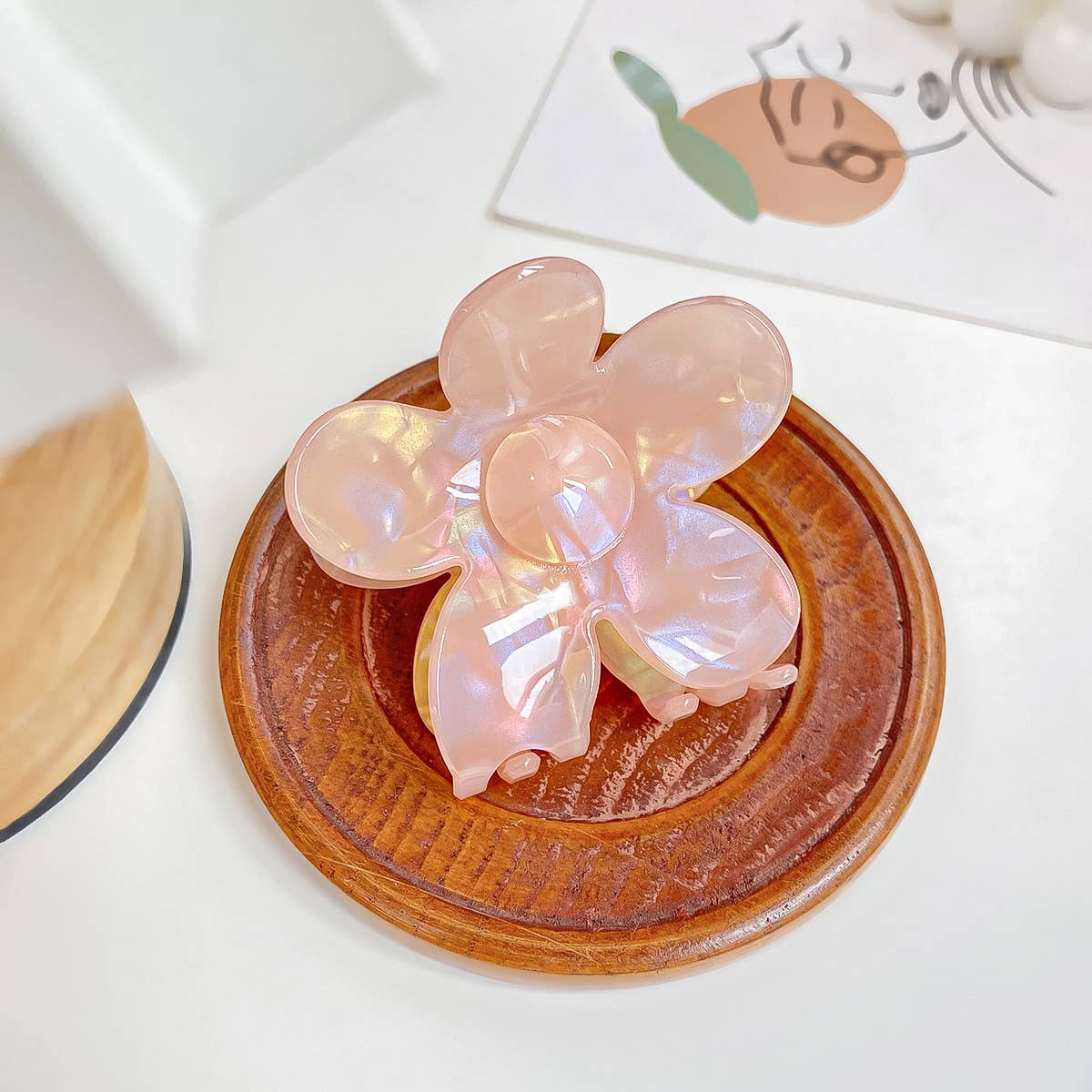 Iridescent Mermaid imitation acetic acid clip