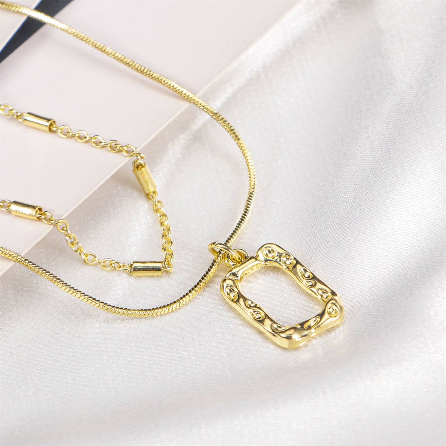 LUXURY PEARL NECKLACE BEADED COLLARBONE CHAIN