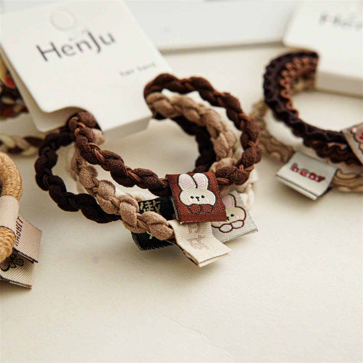 MILK TEA STYLE SIMPLE BASIC HAIR TIES_CWAHA1129