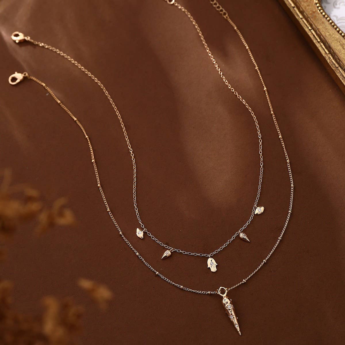 New Evil Eye Multi-Pendant Necklace