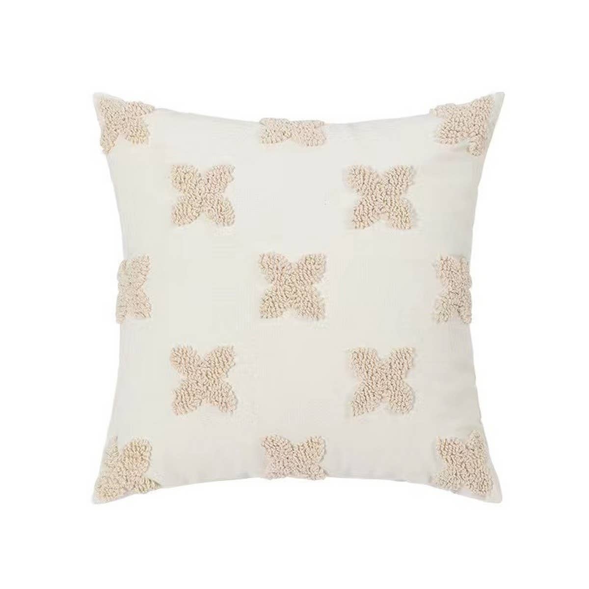 Cotton Linen Pillow Cover for Living Room Sofa &Bed