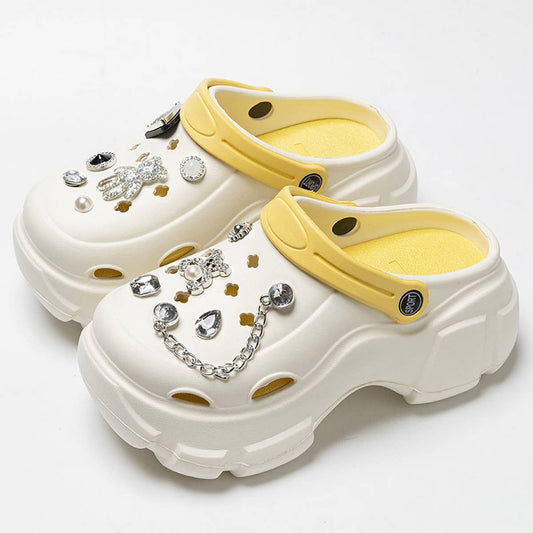 FASHION DIAMOND BEAR NEW HOLE SHOES SANDALS_CWSHS0814