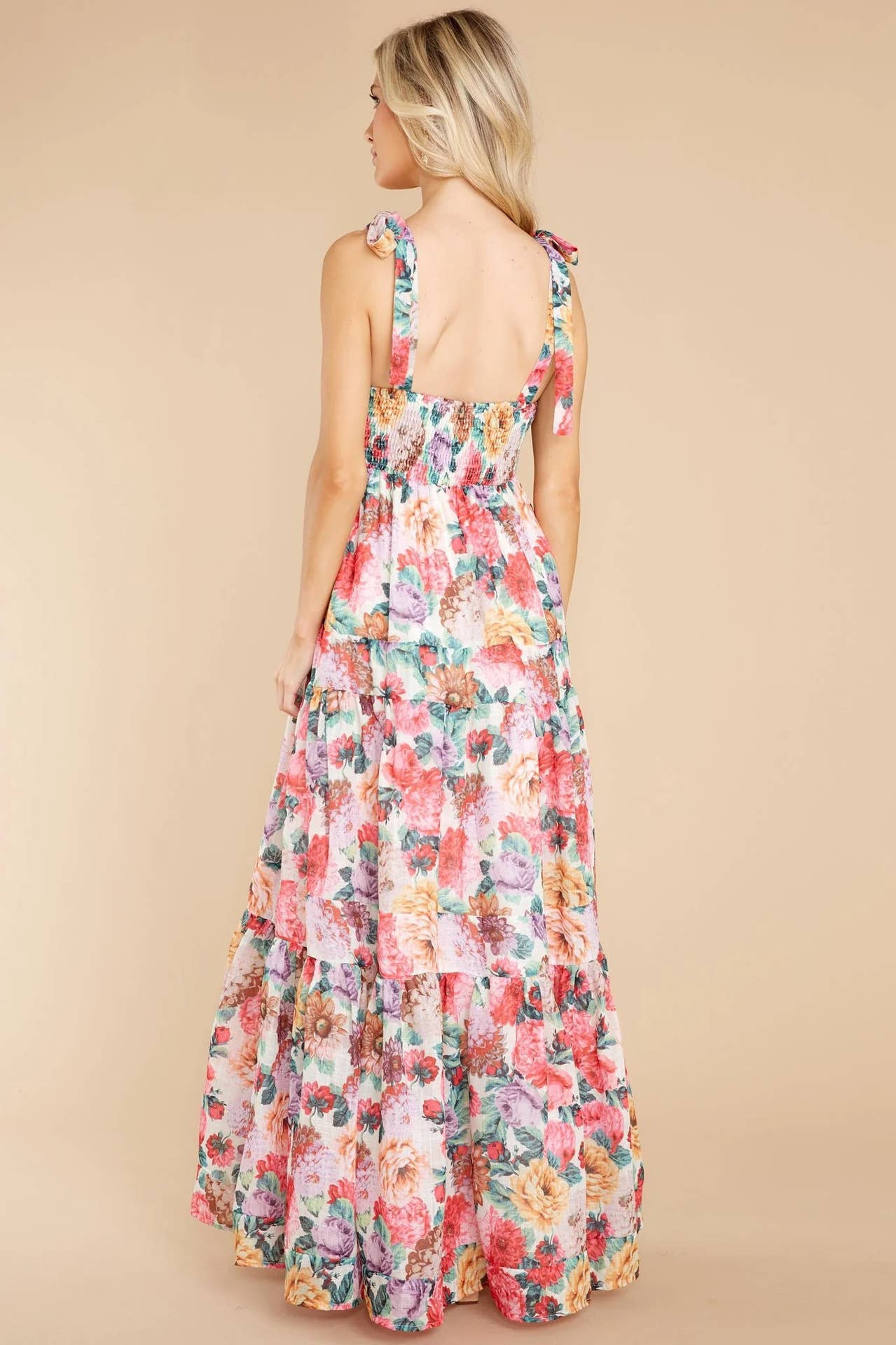 Fashion casual one-shoulder floral halter dress