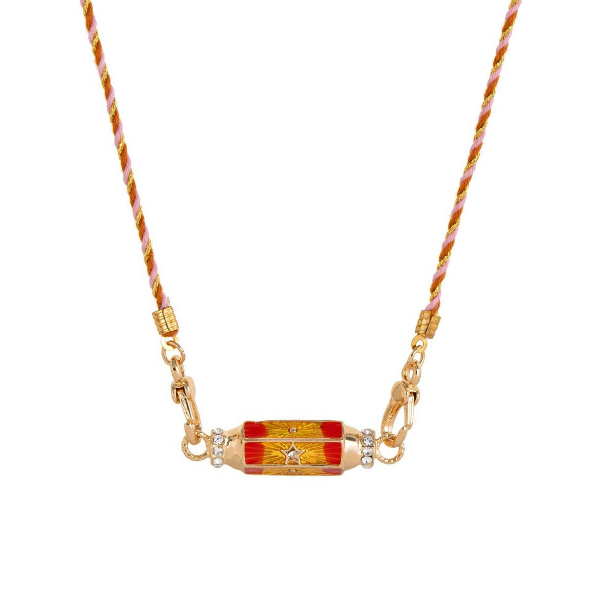 Evil Eye Charm Choker ??Colorful Cotton Pendant_CWMM6968