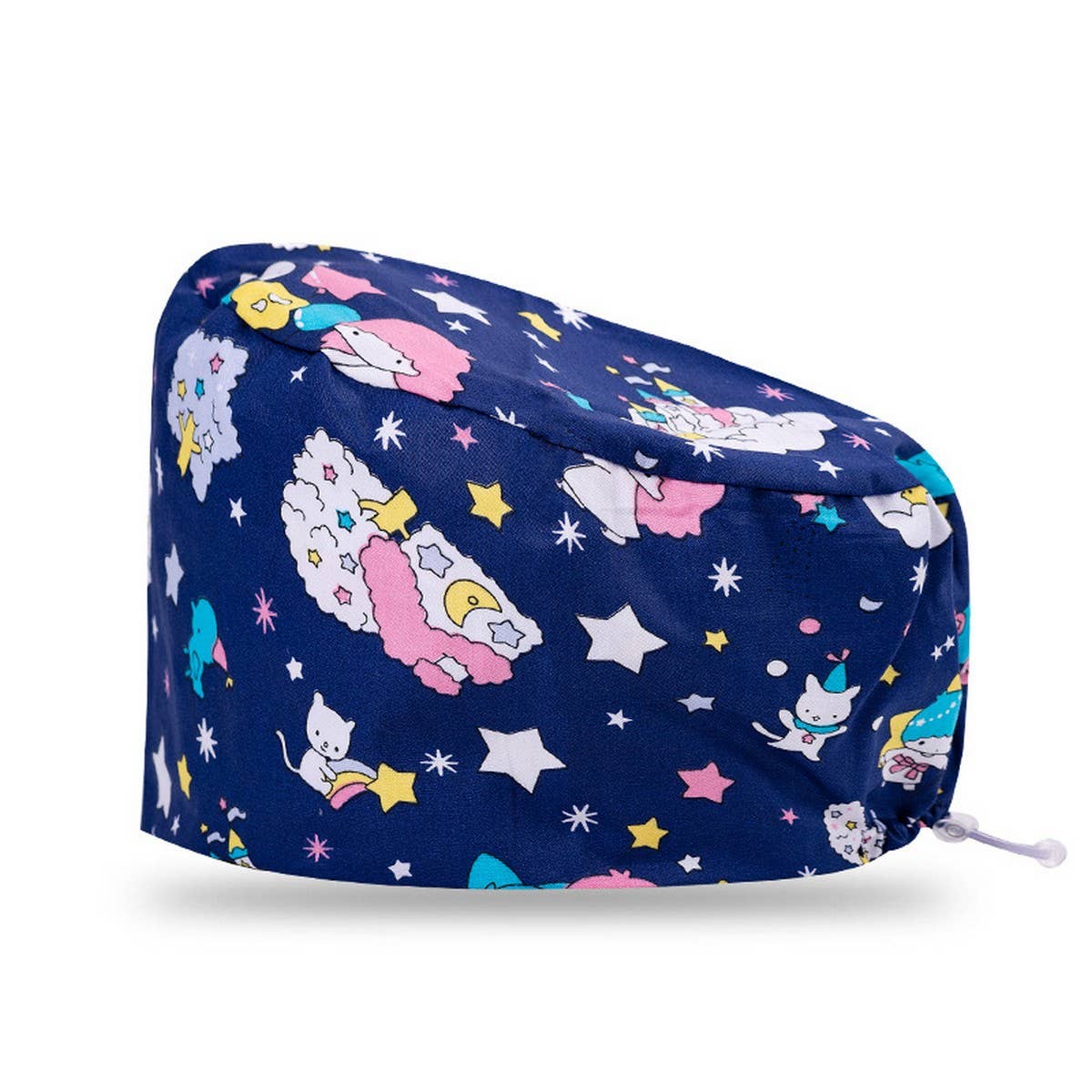 NURSE CAP OPERATING ROOM ADJUSTABLE ROUND CAP_CWAH3336