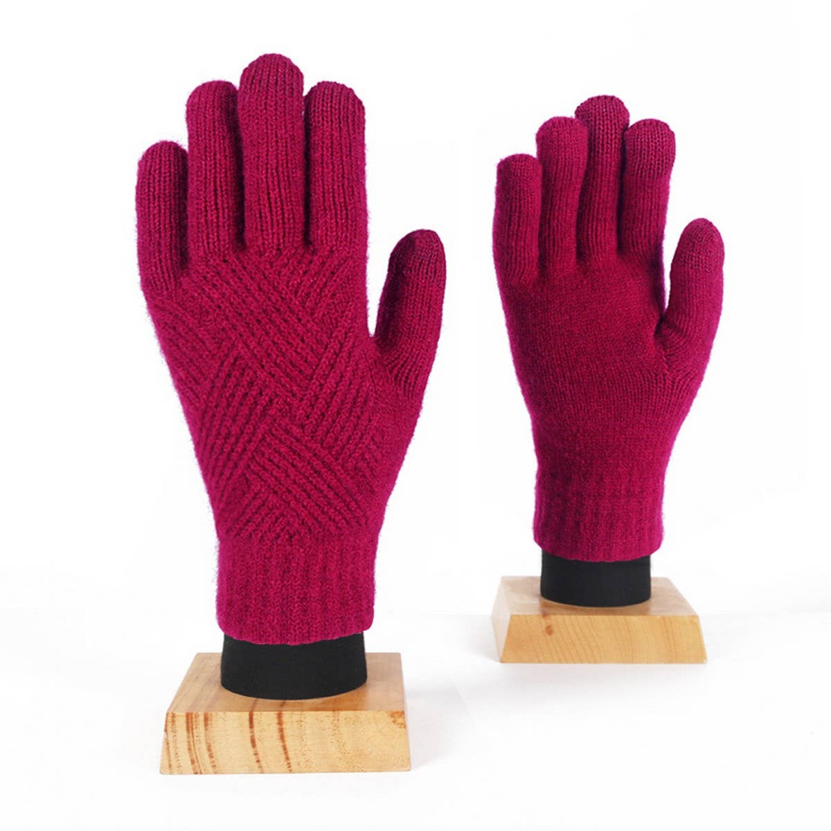 WINTER DOUBLE LAYER TOUCH SCREEN KNITTED GLOVES_CWAG0372