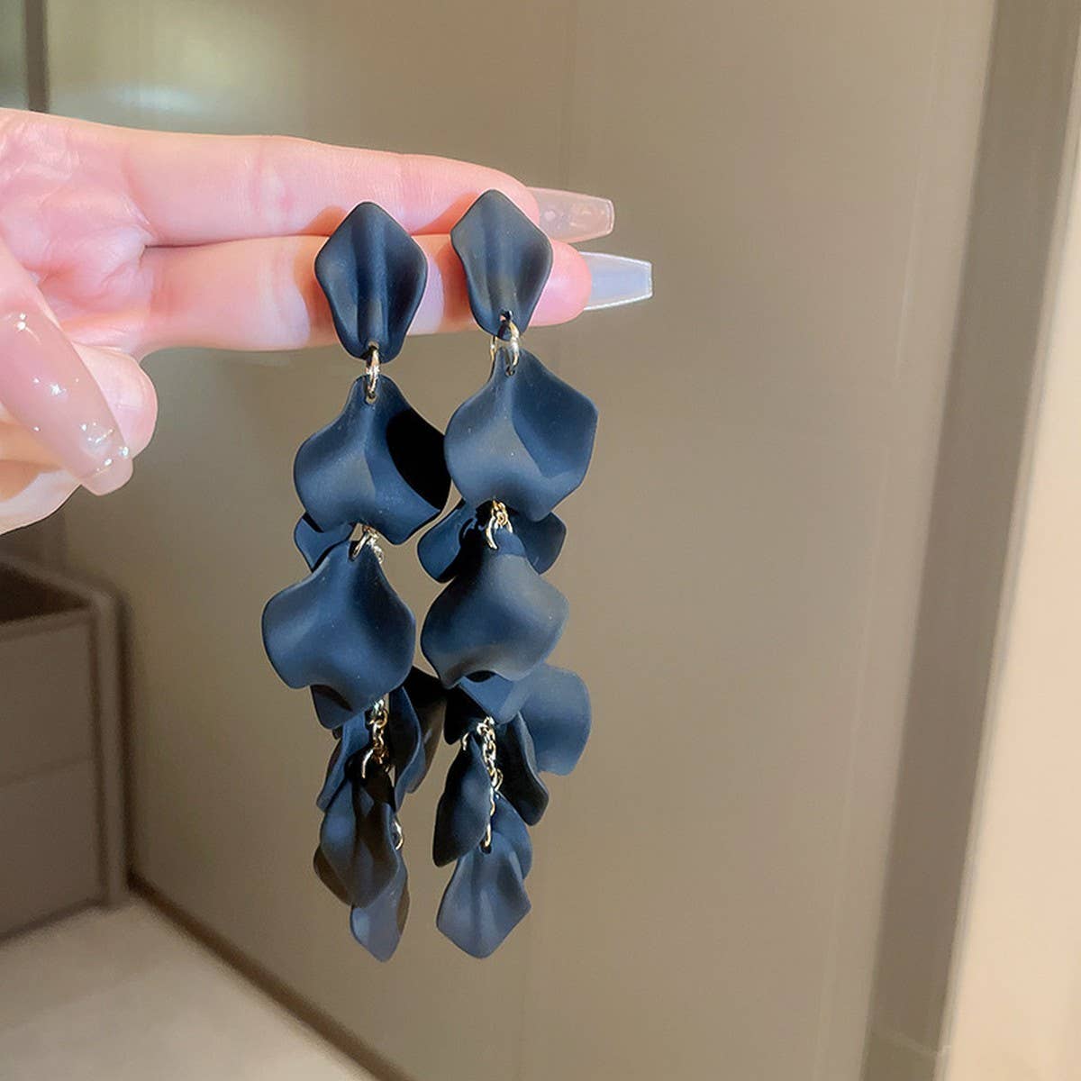 RETRO WATER DROP GEOMETRIC SIMPLE EARRINGS