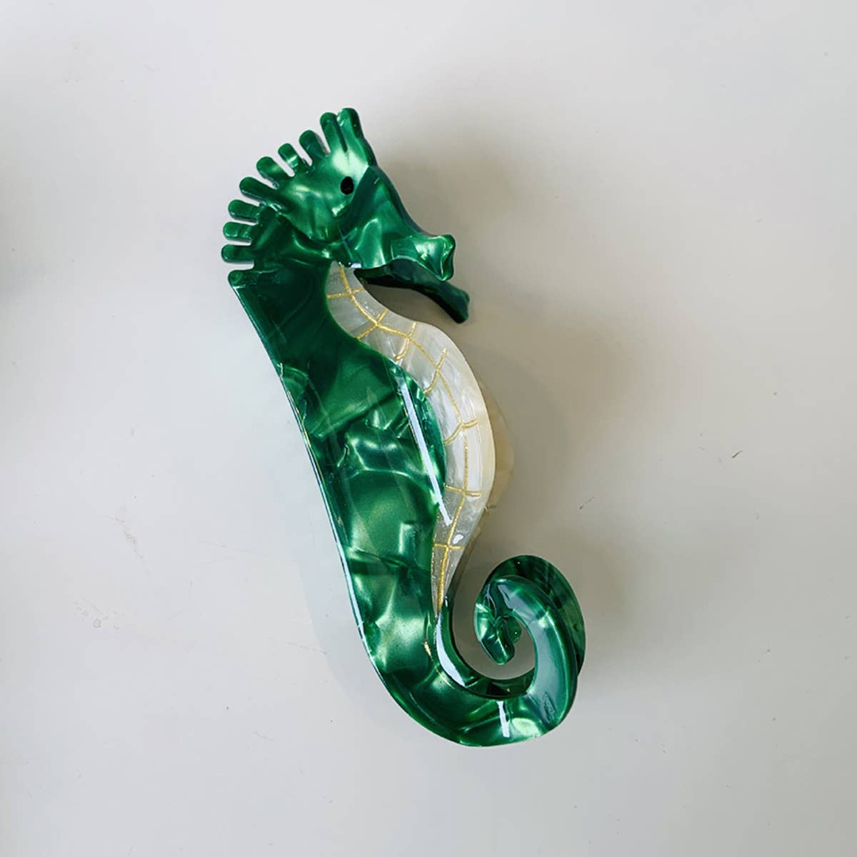 OCEAN WHALE SHELL FISH SEASHELL HAIR CLAW CLIPS_CWAHA0550