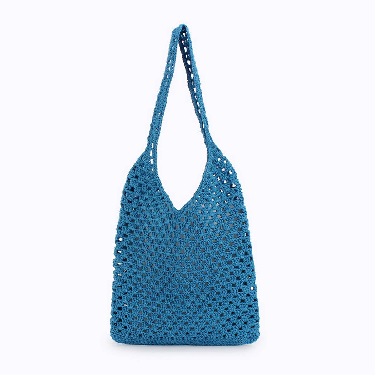 MESH COTTON ROPE WOVEN BAG STYLISH LIGHTWEIGHT_CWAB4663
