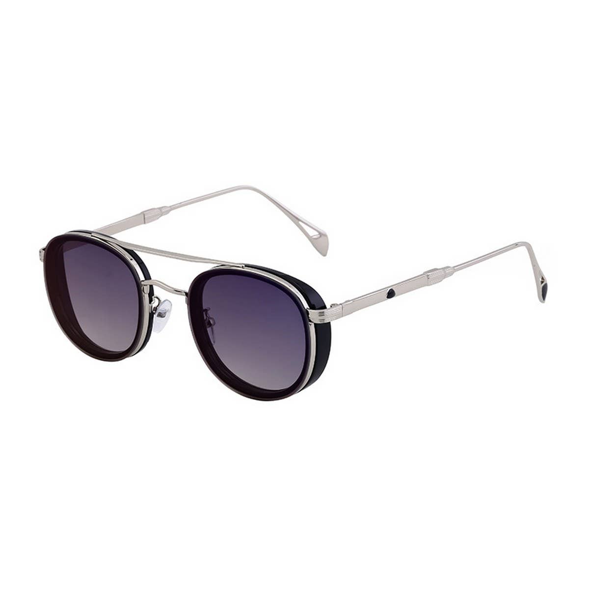 RETRO OVAL FRAME SIDE BAG SMALL FRAME SUNGLASSES_CWASG0708