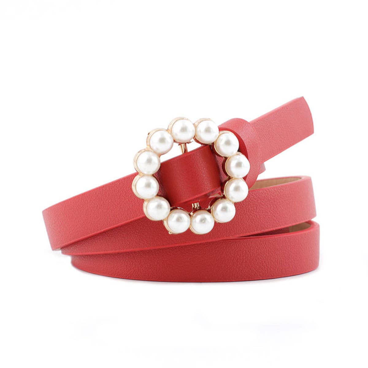 PEARL BUCKLE SLENDER BELT FOR DRESSES_CWABE0196