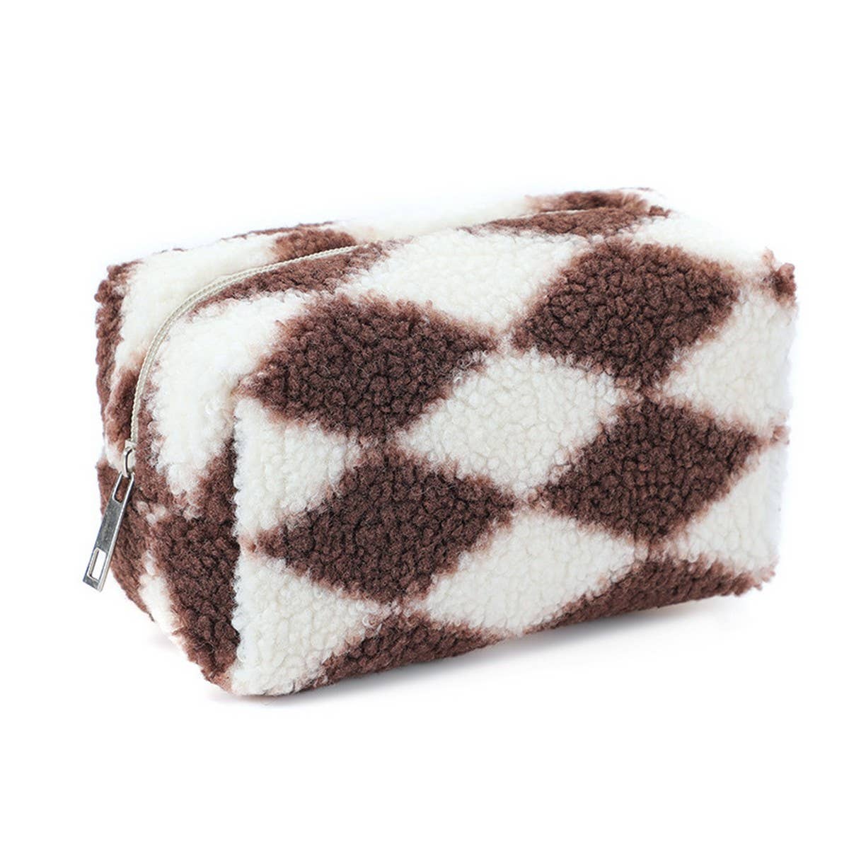 CHECKERBOARD LARGE CAPACITY MAKEUP BAG STORAGE BAG_CWAB1212