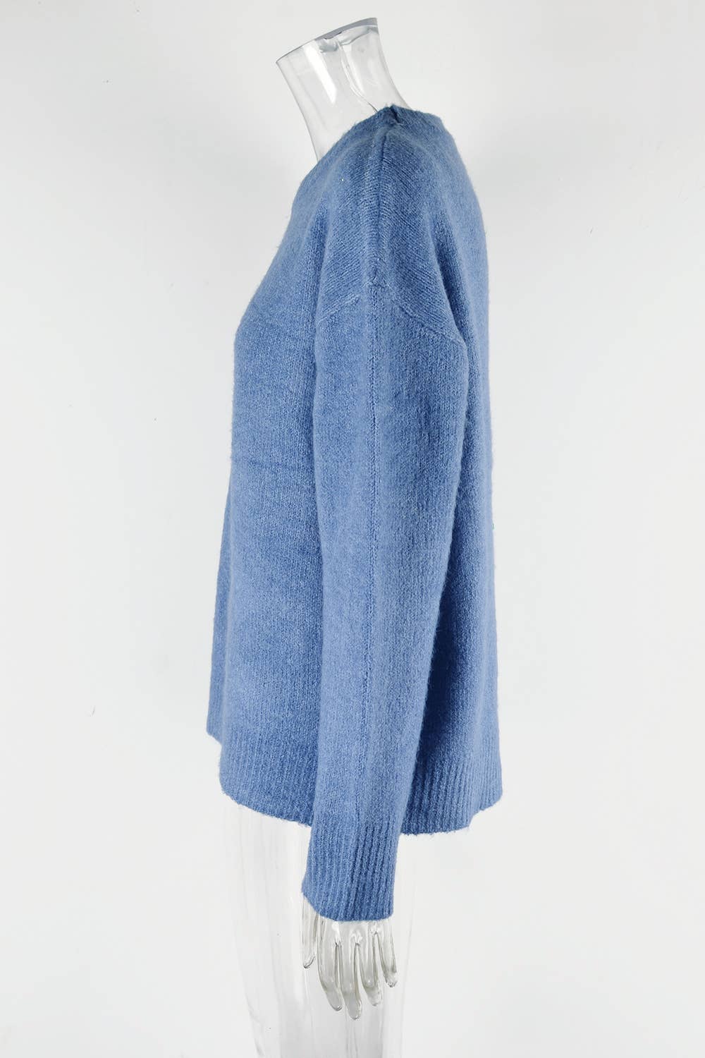 SOLID COLOR ALL-IN-ONE SWEATER PULLOVER SWEATER