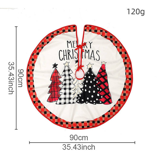 CWMM9409_CREATIVE PRINTED CHRISTMAS TREE BASE ORNAMENTS