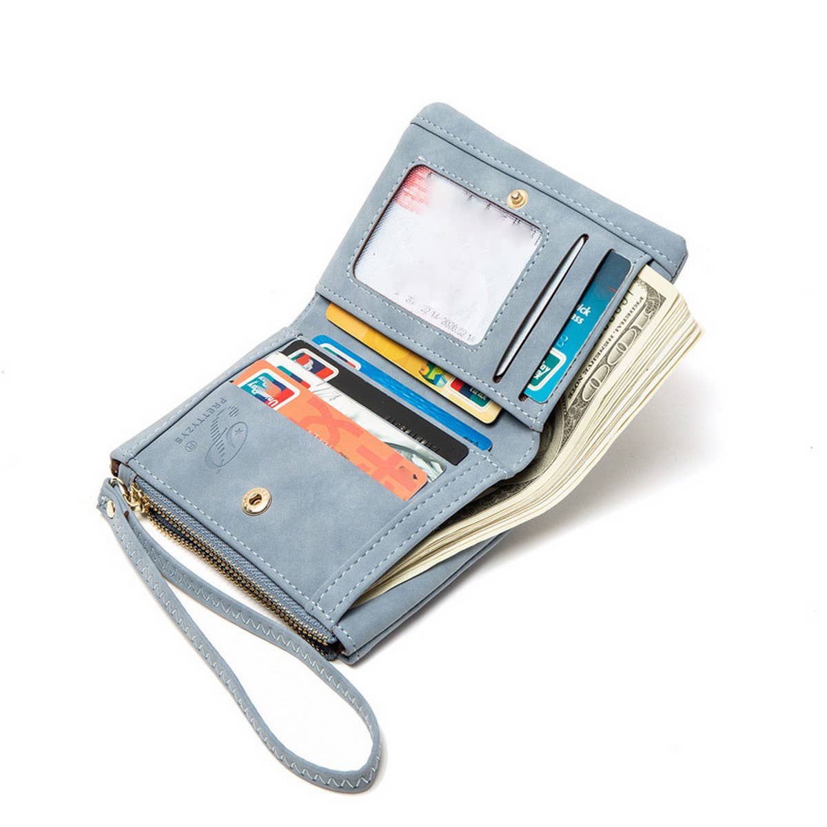 SHORT MATTE PRINT VINTAGE WALLET_CWAB2322