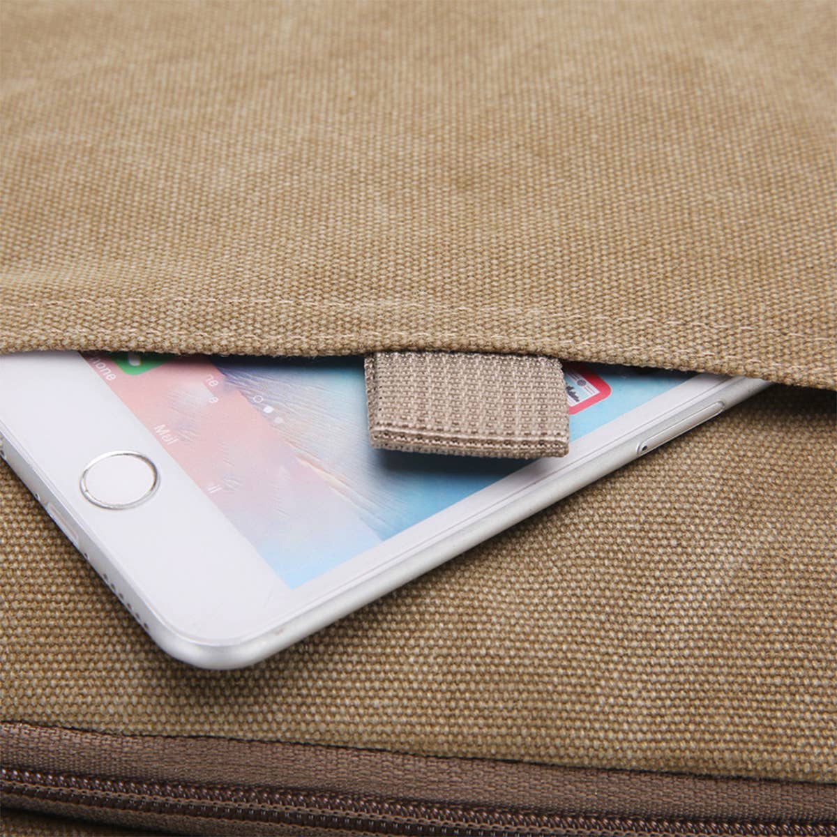 CASUAL VINTAGE BACK-TO-SCHOOL CANVAS BACKPACK_CWAB2205