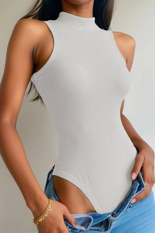 SEXY SLIM STYLISH RIBBED SLEEVELESS JUMPSUIT_CWSJS0467