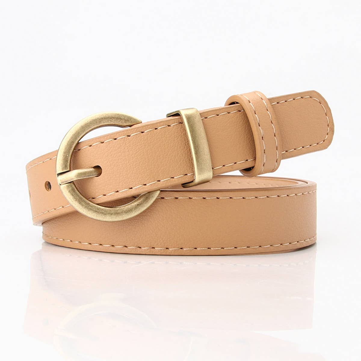 CWABE0911_VERSATILE PIN BUCKLE LEATHER BELT