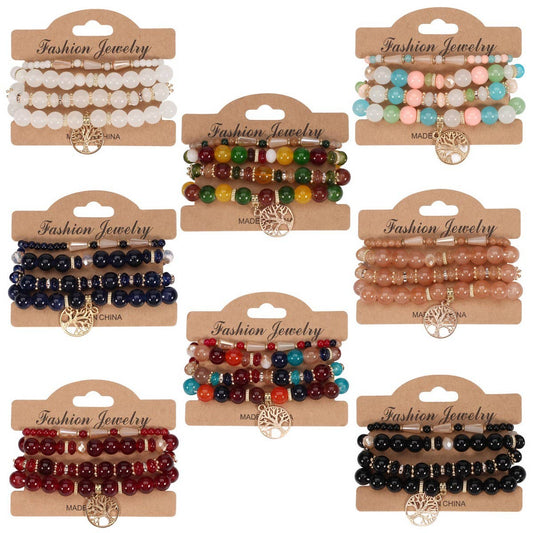 CWAJE05712_BOHO TREE OF LIFE PENDANT LAYERED BRACELET